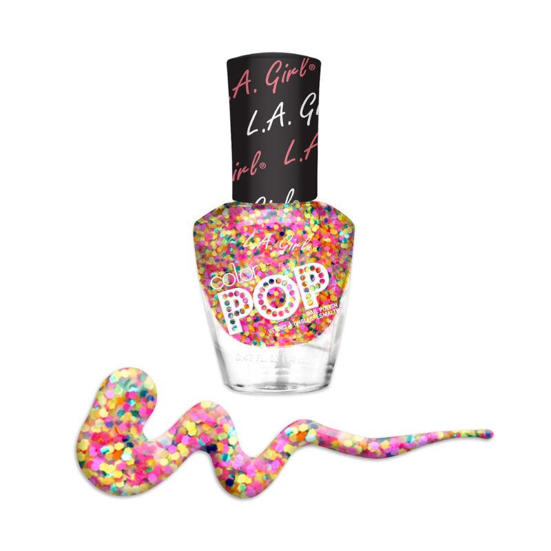 Brightly colored ColorPop Nail Polish bottles showcasing vibrant shades for high-shine finishes and long-lasting wear.