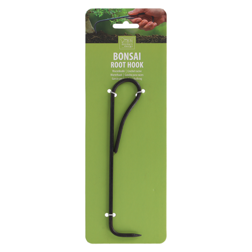 Durable 20cm steel root hook for delicate bonsai root care, ideal for repotting and maintenance without damage.