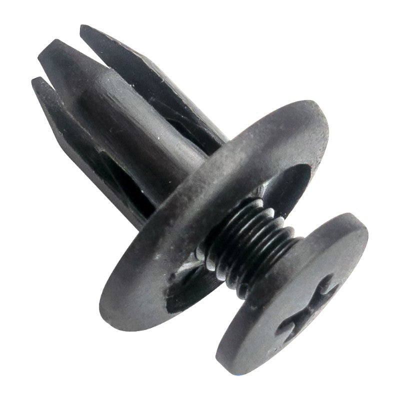 GTi Scrivet in matte black with 14.8mm x 14.5mm head and 7mm hole, suitable for various applications.