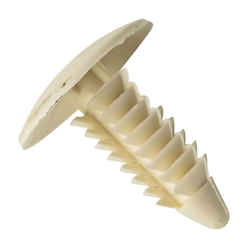 White GTi Xmas Tree for crafts, measuring 18mm x 22mm with a 6.6-7.5mm hole, ideal for holiday decorations, pack of 30.