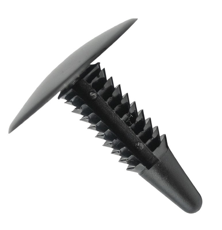 Gloss black Christmas tree fixture, 25.4 x 31mm, hole size 6.6-7.5mm, perfect for stylish holiday decor. Pack of 30.