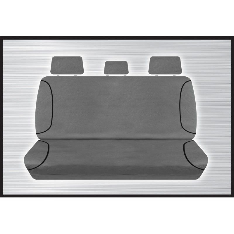 GREY CANVAS REAR SEAT COVER - HILUX