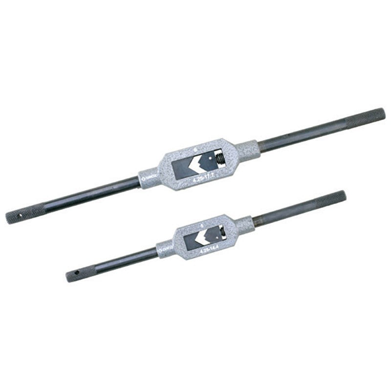 Groz Bar Type Tap Wrench, designed for 4-16mm taps, with a strong forged steel body for heavy-duty industrial use.