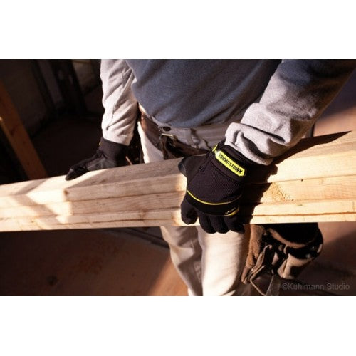 Youngstown General Utility Plus Work Gloves in Small, featuring non-slip grip, durable design, and adjustable neoprene cuff.