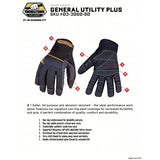 Youngstown General Utility Plus Work Gloves XL, featuring non-slip grip, durable construction, and comfort for various rugged tasks.