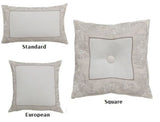 Stylish Estelle Ivory square cushion, perfect for adding elegance and comfort to any room in your home.