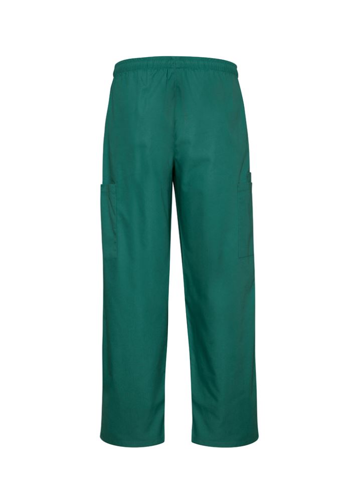 Unisex Classic Scrubs Cargo Pant in Hunter Green, Size 3XL, featuring soft fabric, stretch, multiple pockets, and an elastic waist.