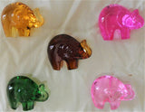 Ornament - Glass Lucky Elephant (20 Assorted)