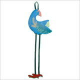 Eco-friendly pine veneer hairclip tidy featuring a vibrant Pukeko design for stylish organization and decor.