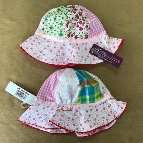 Patchwork Bucket Hat for kids aged 6-10, featuring vibrant colors, UV protection, and a comfortable adjustable fit.