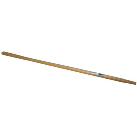 Durable 4.5-foot hayfork handle made of American Ash with steel ferrule for strength and flexibility in farming tasks.