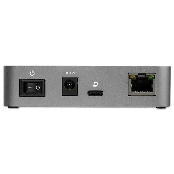 3-Port USB C Hub with LAN Port, featuring 10Gbps speeds, 2 USB-A & 1 USB-C ports, and Gigabit Ethernet for versatile connectivity.