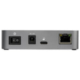 3-Port USB C Hub with LAN Port, featuring 10Gbps speeds, 2 USB-A & 1 USB-C ports, and Gigabit Ethernet for versatile connectivity.