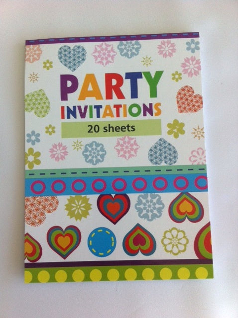 Elegant party invitation sheets in Style 5, 20 sheets, measuring 19 x 4.5 cm, perfect for any celebration.