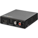 HDMI Audio Extractor 4K 60Hz for extracting audio from HDMI, supporting HDR, and multiple audio output options.