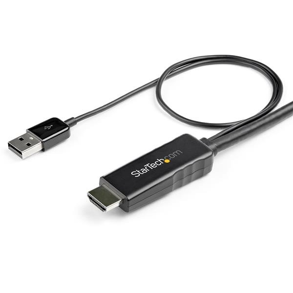 2m HDMI to DisplayPort cable supporting 4K at 30Hz, ideal for connecting HDMI devices to DisplayPort displays effortlessly.