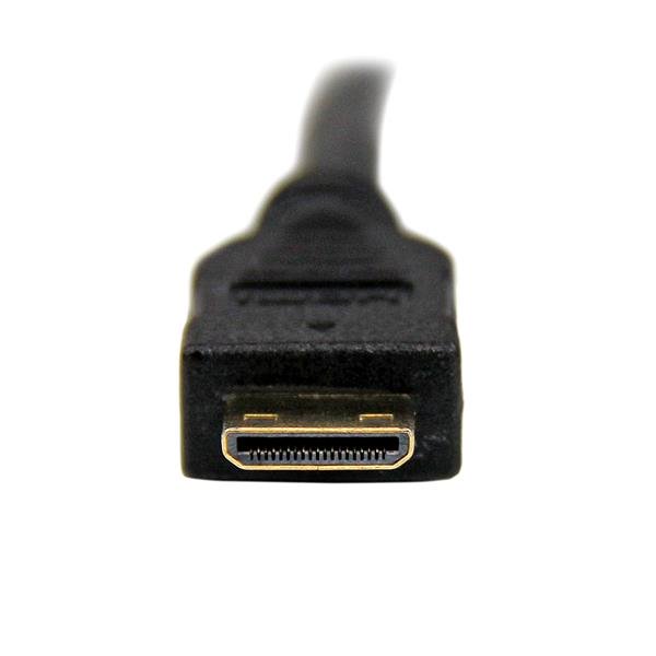 Mini HDMI to DVI-D cable for connecting devices to DVI-D displays, ensuring high-definition video and durability.