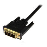 2m Mini HDMI to DVI-D cable connecting devices to DVI-D displays, ideal for high-definition video output and presentations.