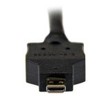 2m Micro HDMI to DVI-D cable connecting mobile devices to DVI displays for sharp video output, backed by a Lifetime Warranty.