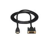 6ft HDMI to DVI-D cable for seamless connections between HDMI sources and DVI-D displays, ideal for home theaters and multimedia setups.