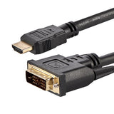 6ft HDMI to DVI-D cable for seamless digital video connections between devices, ideal for home theaters and multimedia setups.