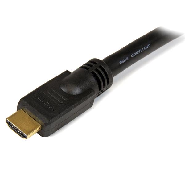 10m high-speed HDMI cable with gold-plated connectors for Ultra HD 4K resolution and seamless device connectivity.