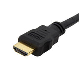 91 cm HDMI cable with male to female connectors for easy panel mounting, ensuring high-definition audio and video connectivity.