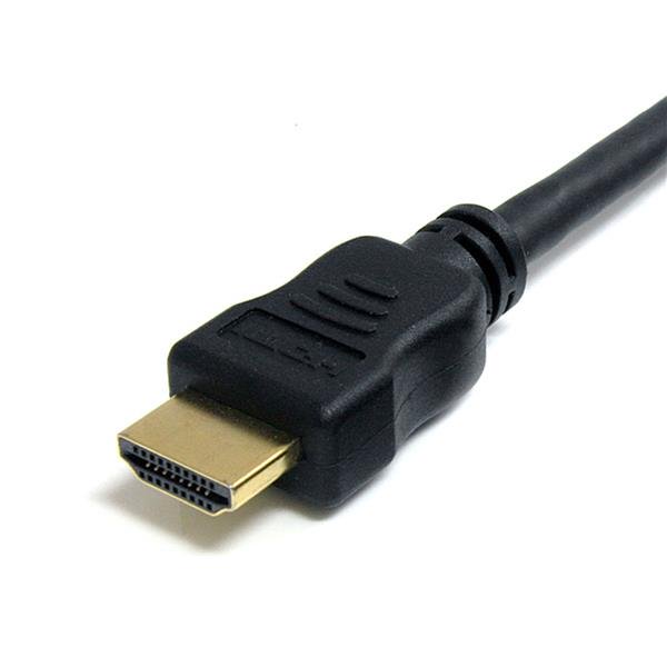 1m High Speed HDMI cable with Ethernet for Ultra HD 4k x 2k video, featuring gold-plated connectors for superior performance.