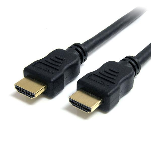 1m High Speed HDMI cable with Ethernet for Ultra HD 4k x 2k, gold-plated connectors ensuring high-quality video and audio.