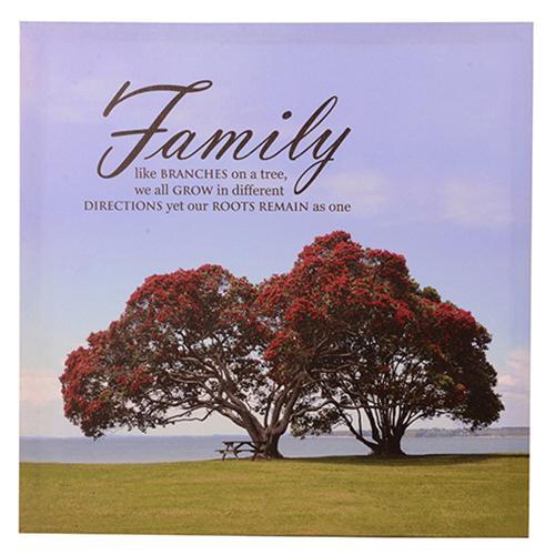 Canvas wall art featuring a vibrant Pohutukawa tree, ideal for adding elegance to any living space.