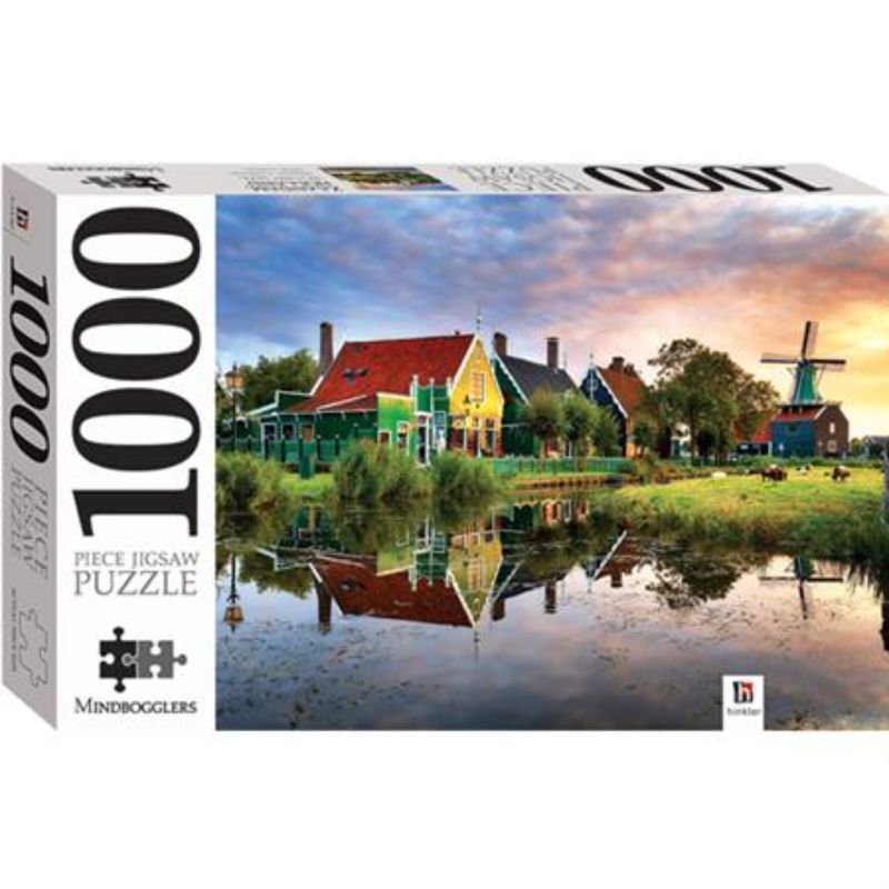 Jigsaw puzzle featuring the scenic beauty of Zaandam, Holland, with 1000 high-quality, durable pieces for engaging fun.