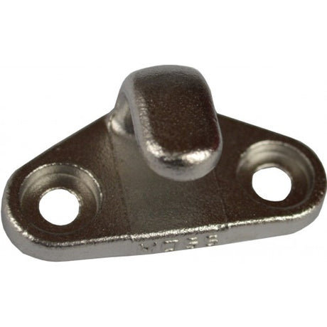 Durable stainless steel lashing hook designed to securely hold tarpaulins on Utes and trailers, ideal for outdoor use.