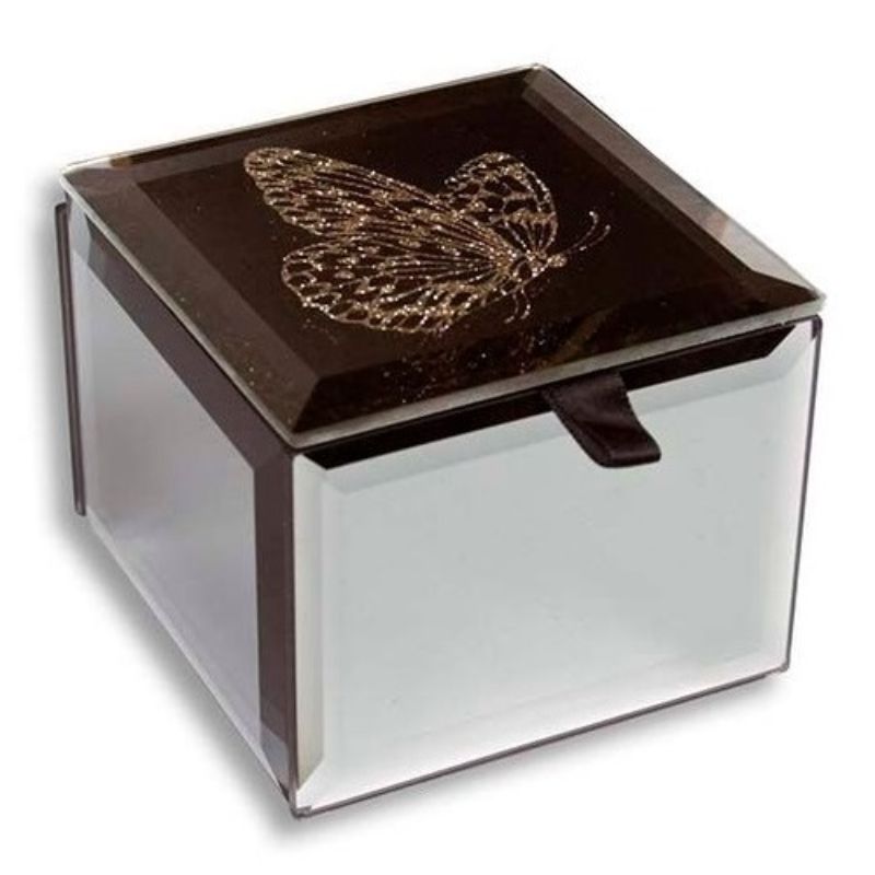 Jewellery Box - Bling Mini Box Flying Butterfly