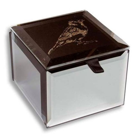 Compact Bling Mini Box Finch from Smartfox NZ, a stylish jewellery organizer with a unique finch shape and sparkling finish.