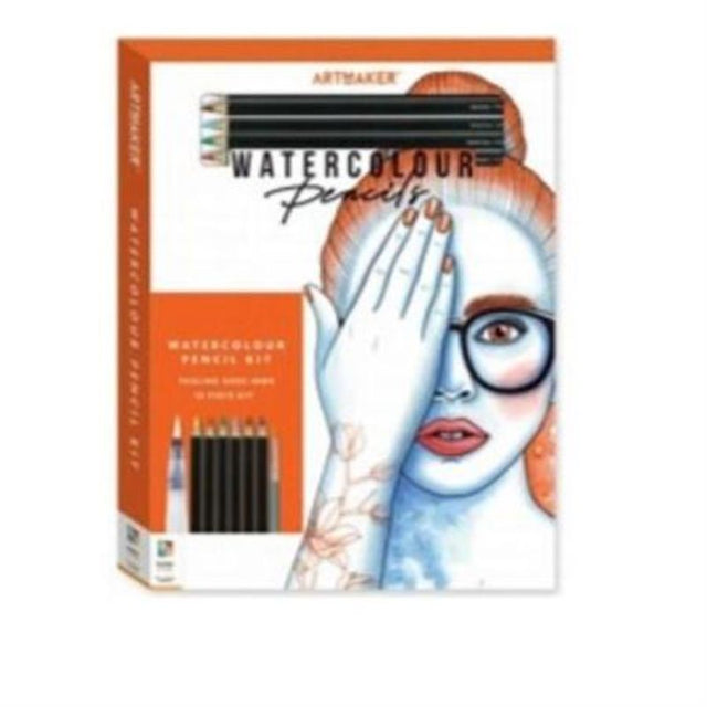 Watercolour Pencils Kit by Art Maker Masterclass for vibrant, painterly art projects with water, guided by artist Debbie Lavreys.