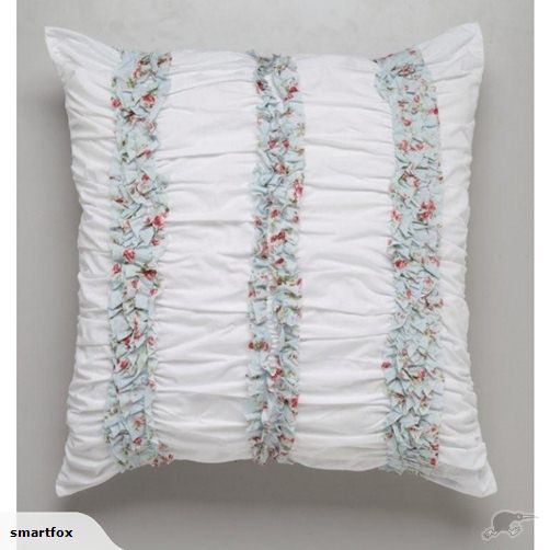Elegant mint green cushion cover with holly patterns, perfect for style and comfort in any living space. 65x65 cm size.