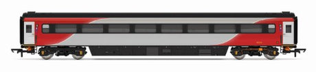 Hornby LNER Mk3 Trailer Std 42199 model train, showcasing detailed livery and design for collectors and enthusiasts.