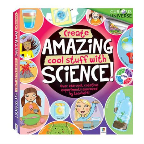 Engaging book for young girls to explore STEM with hands-on science experiments and creative activities.