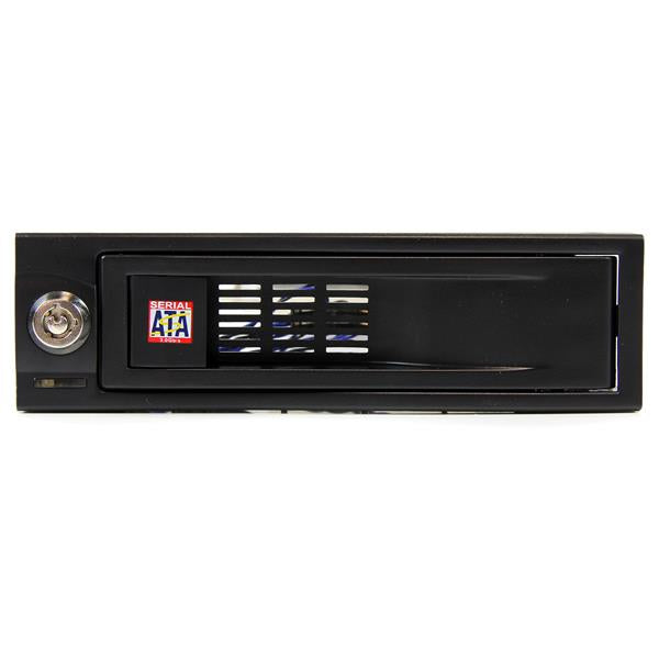 5.25in trayless hot swap mobile rack for 3.5in SATA drives, enabling quick data access and seamless drive management.