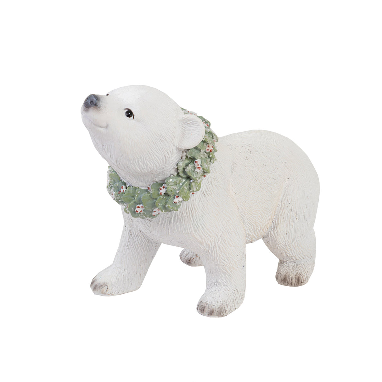 Ornament - POLAR BEAR WITH WREATH II (160mm)