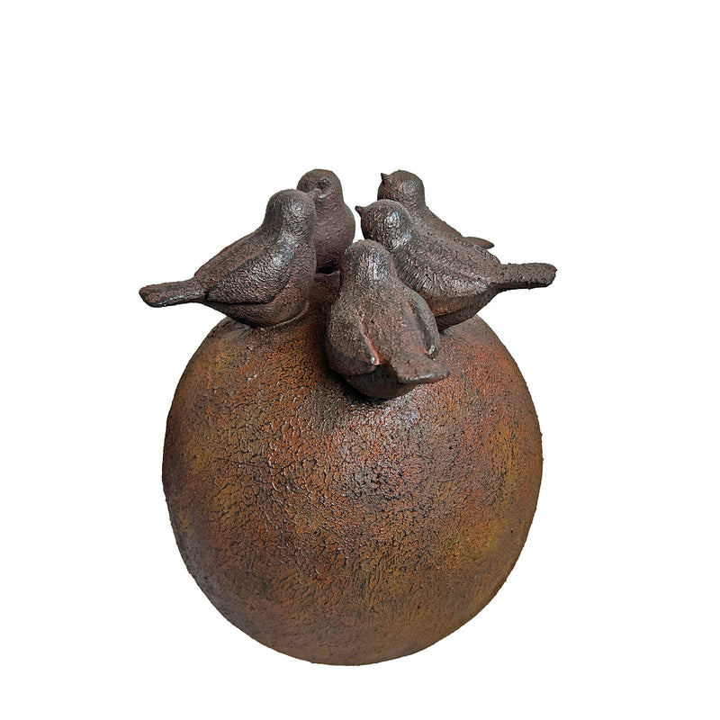Ornament - BIRDS STANDING ON A BALL (30.6cm)