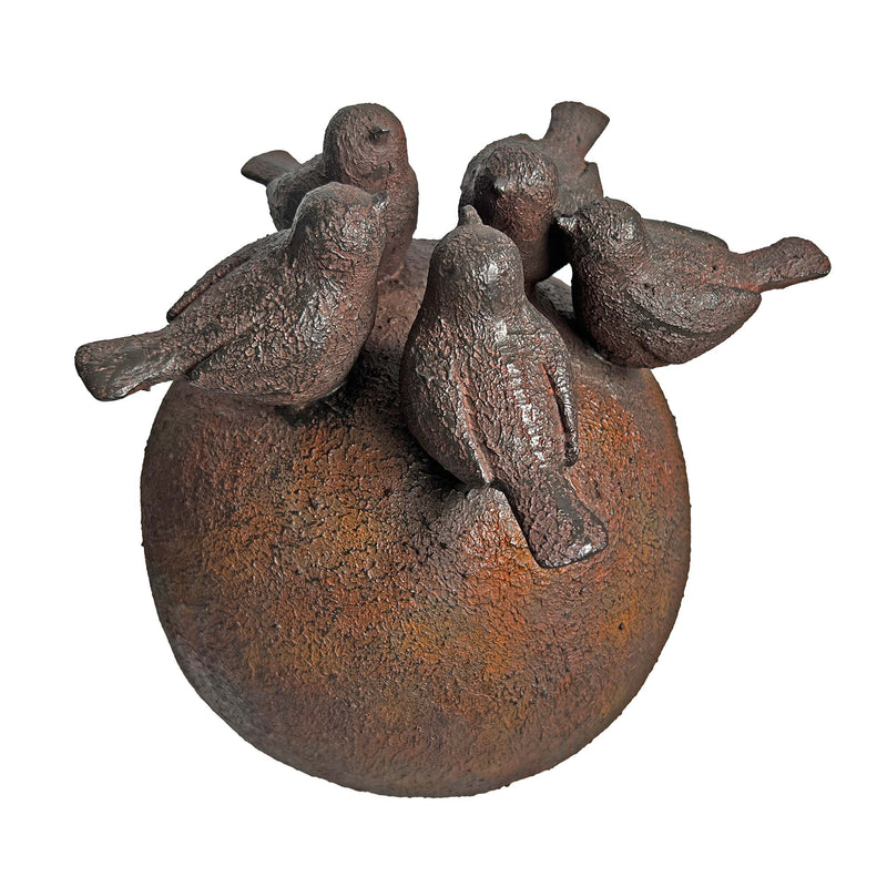 Ornament - BIRDS STANDING ON A BALL (30.6cm)