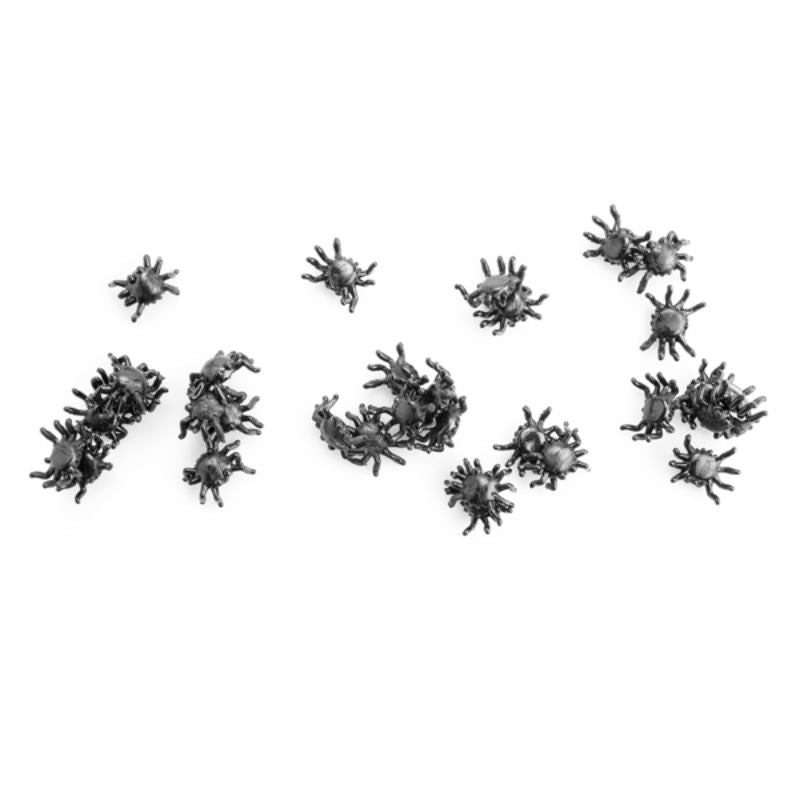 Squishy black spider toys that wriggle, stick to walls, and provide endless fun for kids and parties.