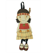 Pine Art hairclip tidy featuring a Maori Girl design, crafted from eco-friendly pine veneer for stylish organization.