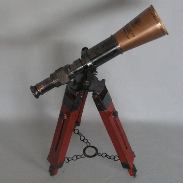 Compact 25cm telescope on tripod for stargazing, offering clear views of celestial wonders like the moon and planets.