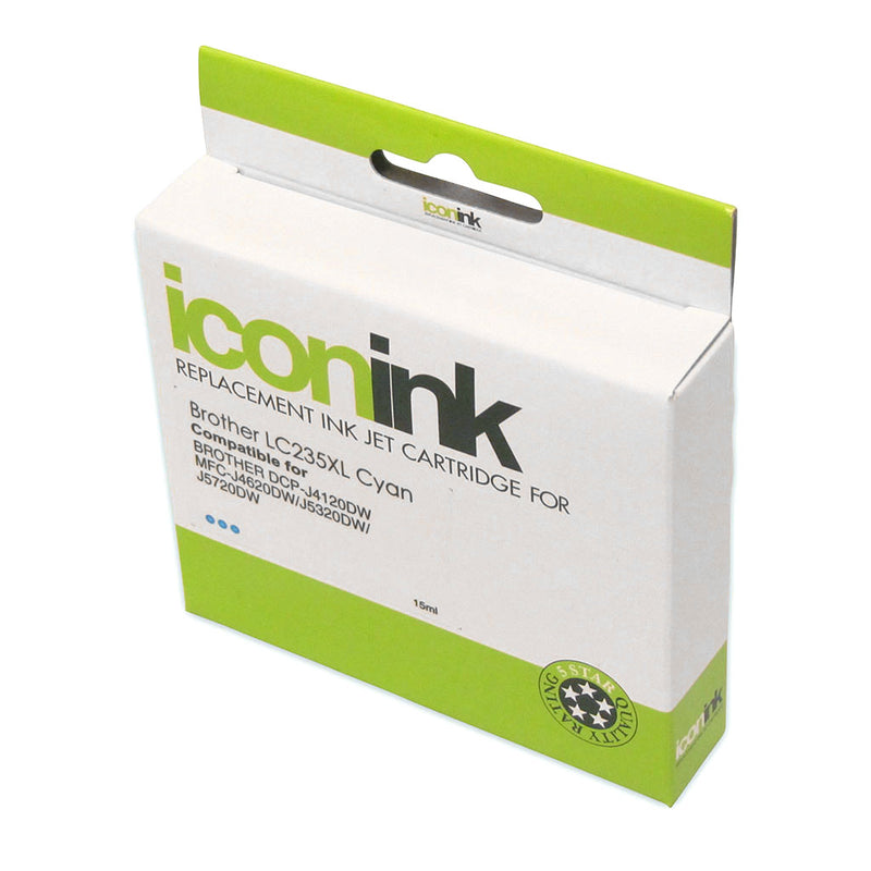 Icon Compatible with Brother LC235XL Cyan Ink Cartridge