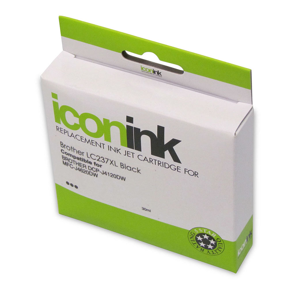 Icon Compatible with Brother LC237XL Black Ink Cartridge