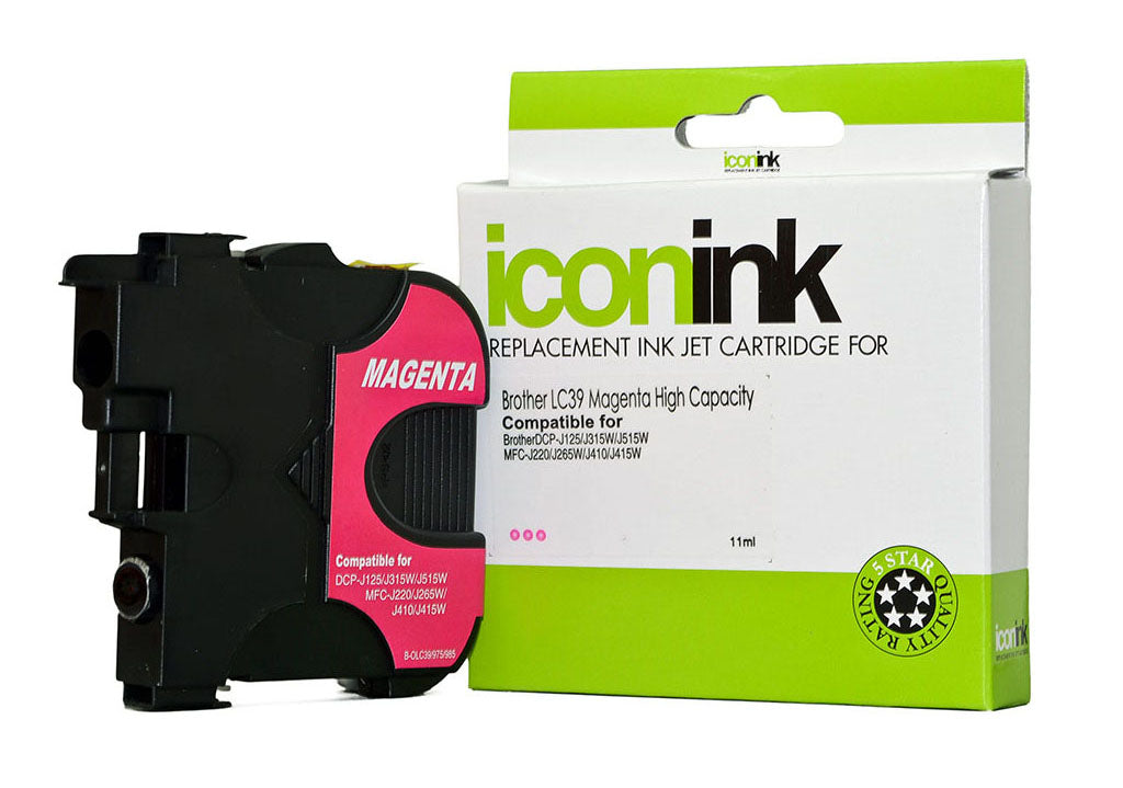 Icon Compatible with Brother LC39 Magenta Ink Cartridge