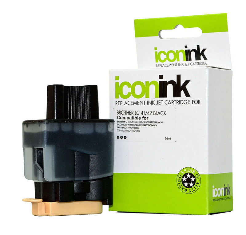 Icon Compatible with Brother LC47 Black Ink Cartridge