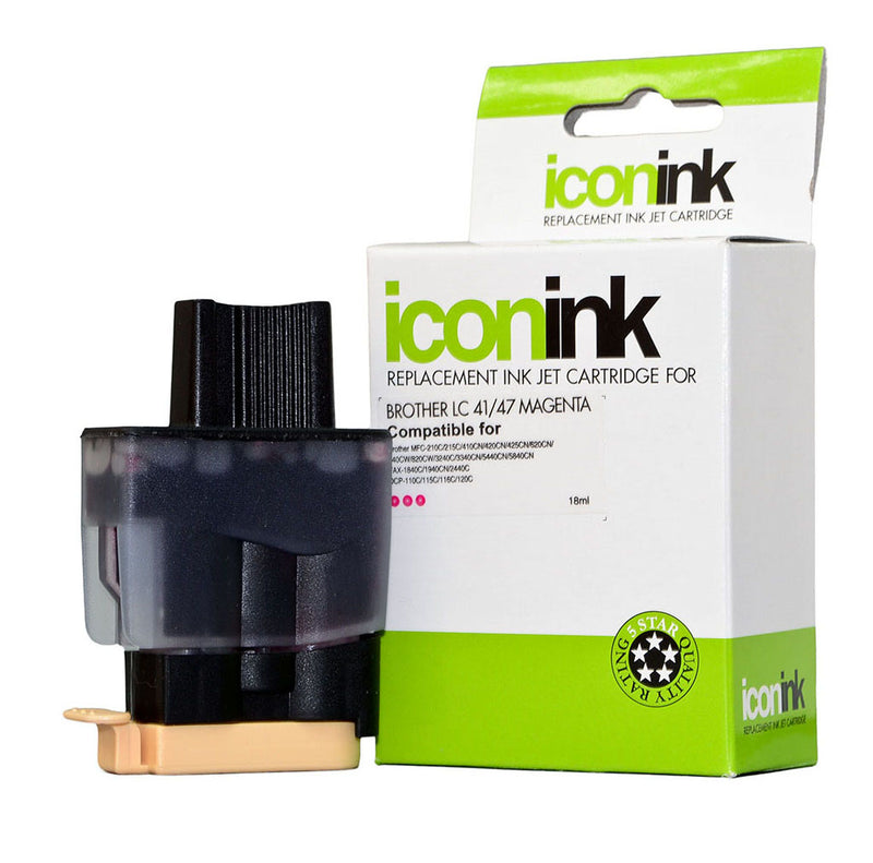 Icon Compatible with Brother LC47 Magenta Ink Cartridge